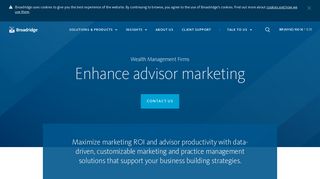 Enhance advisor marketing for Wealth Management Firms | Broadridge