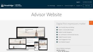 Advisor Websites | Broadridge Advisor Solutions