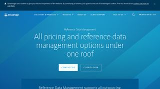 Reference Data Management for Institutional Investors | Broadridge
