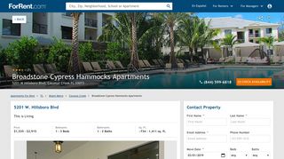 Broadstone Cypress Hammocks Apartments For Rent in Coconut ...