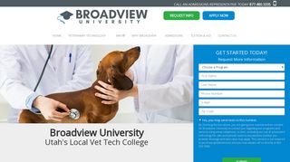 Broadview University: Vet Tech Schools & Utah's Local Veterinary ...