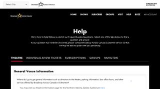 Broadway Tickets | Broadway Shows | Theater Tickets | Help ...