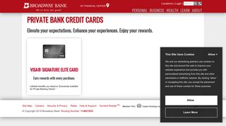 Credit Cards | Broadway Bank