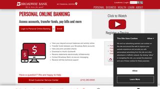 Online Banking Overview | Broadway Bank