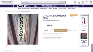 Broadway Sign - Stumps
