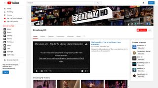 BroadwayHD - YouTube