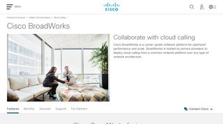 Collaboration - Cisco BroadWorks - Cisco