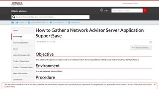 How to Gather a Network Advisor Server Application SupportSave ...