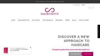 Hairfinity United States Home | Hair Vitamins for Healthy Hair