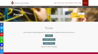 Portals | Brockenhurst College