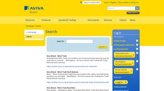 Aviva Broker - Search