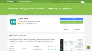 Brokermint Pricing, Features, Reviews & Comparison of Alternatives ...