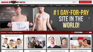 BrokeStraightBoys - The Original Gay for Pay Porn Site!