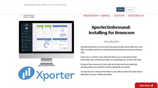 Installing XporterOnDemand for Bromcom | Xporter