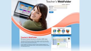 Bromcom WebFolder Login - Teacher's WebFolder