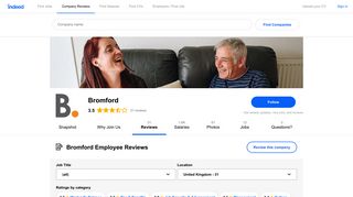 Working at Bromford: Employee Reviews | Indeed.co.uk