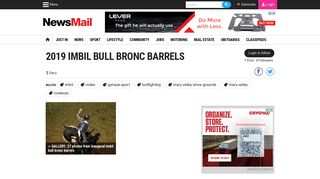 Latest 2019 imbil bull bronc barrels articles | Topics | News Mail