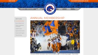 Bronco Athletic Association | Annual Membership