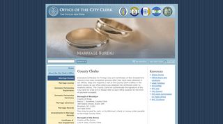City Clerk's Office - County Clerks