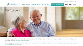 My Account - Brookdale Life Care Continuing Care Retirement ...