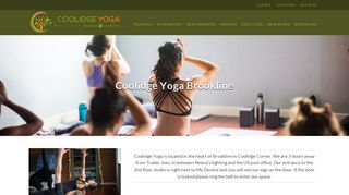 Our Brookline Studio | Coolidge Yoga | Brookline, MA