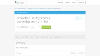 Brookshire Employee Stock Ownership and 401k Plan | 2017 Form ...