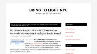 BGCForme Login – Www.BGCForme.Com Brookshire's Grocery ...