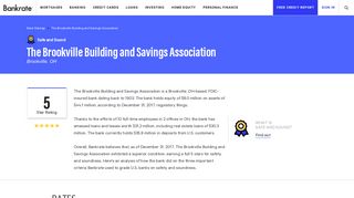 The Brookville Building and Savings Association Bank Reviews and ...