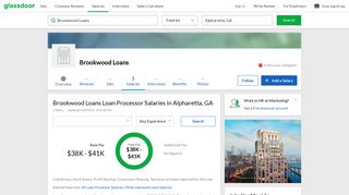 Brookwood Loans Loan Processor Salaries in Alpharetta, GA ...