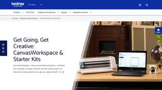 ScanNCut Starter Kit - Canvas Software - Brother