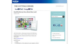 ScanNCutCanvas Has a Brand New Look! - The Cutting Corner
