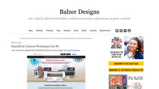 Balzer Designs: ScanNCut: Canvas Workspace for PC