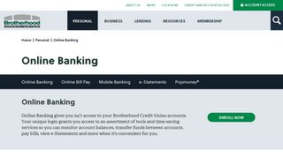 Online Banking | Brotherhood Credit Union