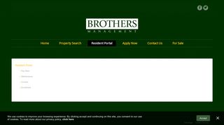 Resident Portal - Brothers Management