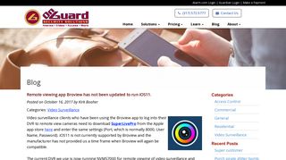 Blog | OnGuard Security Solutions