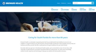Services | Broward Health
