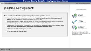 Broward County Schools - Employment Application - applitrack.com