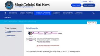 Virtual Counselor / Virtual Counselor - Broward County Public Schools