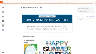 IL Newsletters 2017-18 - Dashboard - Instructure