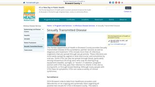 Sexually Transmitted Disease | Florida Department of Health in Broward