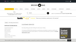 Customer Services - Brown Bag Clothing