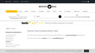 Contact Us - Brown Bag Clothing