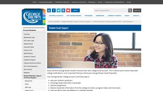 Student Email Support - George Brown College