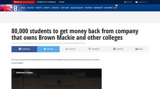 80,000 students to get money back from company that owns Brown ...