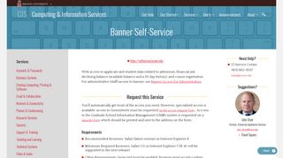 Banner Self-Service - Computing & Information Services - Brown ...