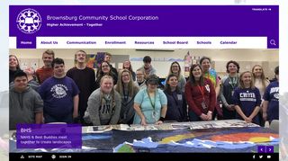 Brownsburg Community School Corporation / Home