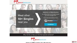 Online & Offline Dating For 50+ Singles - MatchSeniors