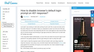 How to disable browser's default login prompt on 401 response ...