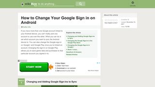 4 Ways to Change Your Google Sign in on Android - wikiHow