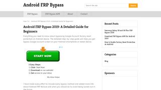 Android FRP Bypass 2019: A Detailed Guide for Beginners
